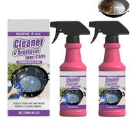 Spray dégraissant ultra-efficace pour barbecue, grils, fours et ustensiles de cuisine. Élimine rapidement les résidus de carbone et de graisse. Formule facile à rincer. (2 Pièce)