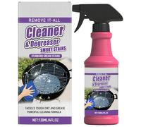 Spray dégraissant ultra-efficace pour barbecue, grils, fours et ustensiles de cuisine. Élimine rapidement les résidus de carbone et de graisse. Formule facile à rincer. (1 Pièce)