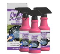 Spray dégraissant ultra-puissant et à action rapide pour barbecues - Nettoyant intensif pour grils d'extérieur - Élimine graisses et résidus brûlés (3 pièce)