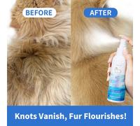 Spray démêlant pour chien - Après-shampooing laissant agir pour chiens - Spray démêlant pour chien - Spray démêlant pour chiens - Éliminateur de nœuds 5 fl oz (Brise océane) 150ML(5oz)PET