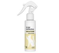 Spray démêlant pour Chien, Spray pour Poils de Chien pour nœuds - Après-shampooing démêlant sans rinçage pour Chat 120 ML,Brume de brossage Antistatique, Fournitures de toilettage pour Chiots