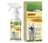 Spray d'entraînement pour chien - Arrête les accidents en intérieur - Bouteille de liquide de 150 ml - Dimensions : 5,8 x 16,8 cm + poids 180 g - Formule douce - Correcteur de comportement - Pour