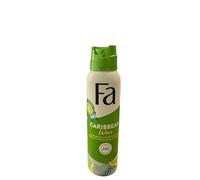 Fa Spray déodorant Caribbean Lemon – parfum exotique et frais 48h – Lot de 6