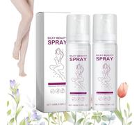 Spray dépilatoire Natural Silky Beauty, mousse dépilatoire douce et indolore, convient aux aisselles, au torse, au dos, aux jambes et aux bras