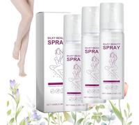 Spray dépilatoire Natural Silky Beauty, mousse dépilatoire douce et indolore, convient aux aisselles, au torse, au dos, aux jambes et aux bras