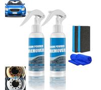 Spray DéRouilleur de Fer, Spray Antirouille Multifonctionnel à Action Rapide pour MéTaux, PièCes Automobiles, Enlever Les Taches D'Huile, Nettoyer Et Entretenir Les Voitures, 100ml (2PC)