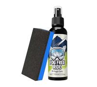 Spray désembueur pour lentilles optiques - 5,5 pouces, formule de vision claire de 100 ml | Nettoyant anti-buée pour lunettes de ski, masque de plongée, vitres de salle de bain, temps froid et sports