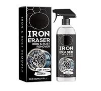 Spray Détachant de Rouille Efface-Fer, Transformateur de Rouille à Action Rapide Sans Frotter, Supprime Poudre de Fer et Poussière de Freins, Sans Risque pour les Peintures (1 pcs)