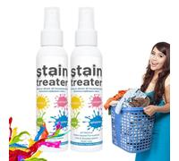 Spray Détachant Pour Vêtements, 120ml Détergent Détachant Pour Vêtements, 2 Pièces Portable D-étachant Pour V-êtements Sans Danger Pour Les E-nfants Aux Nettoyant Taches Tenaces Encre Graisse Boissons