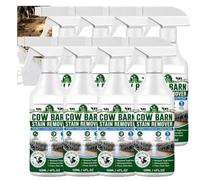 Spray détachant professionnel robuste Cow Barn, dissolvant de fumier et de résidus alimentaires multi-surfaces pour sols, écuries et équipements agricoles, rafraîchit l'air de la grange (8PCS)