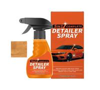 Spray Détailant Auto, Spray Détailant Rapide 12cl pour Peinture Auto, Agent Multifonction Entretien Peinture Vitre Pneu SUV Camion
