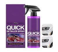 Spray Détaillant, 120ml Effet Brillant Longue Durée, Nettoyant Extérieur Carrosserie Détachant, protection haute brillance, réparation rayures et taches, pour voitures, SUV, camions, camping-cars,