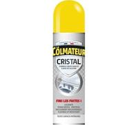 DHAZE LE COLMATEUR " CRISTAL " 3800420403224 COLMATE FUITE ETANCHEITE AEROSOL 250ML VITRE VERRE BAIN CUISINE SPRAY BRICOLAGE RENOVATION REPARER PRO COMASOUND KARTEL CSK ONLINE