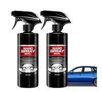 Spray d'étanchéité synthétique nano pour voiture, revêtement nano céramique 300 ml, vernis nano sans eau, scellant pour peinture automobile (2pcs)