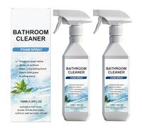 Spray détartrant moussant pour salle de bain, nettoyant à l'acide oxalique. Convient à diverses surfaces, notamment le carrelage, le verre, l'acier inoxydable, l'acier et la pierre naturelle.