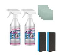 Spray Détartrant Salle De Bain, Nettoyant Moussant Puissant Pour Taches Tenaces, Tout Usage À Mousse Cuisine/sanitaires, Spray Sans Rinçage Rapide Toilettes, Carrelages, Éviers (2pcs)