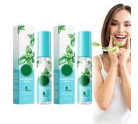 Spray D'haleine Buccale, 2pc 20ml Spray Rafraîchissant pour l'Haleine, Vaporisateur D'Halitose D'Odeur Orale, Souffle Frais, Petit Portatif