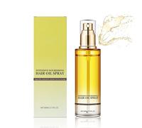 Spray d'huile capillaire de soin intensif à l'huile de racine de gingembre, huile capillaire Repair & Anti-Frizz, brillance longue durée pour les cheveux de vol, avec parfum de fleur (80ml, 1pc)