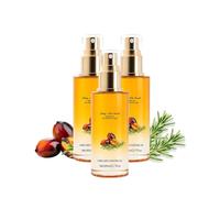 Spray d'huile capillaire, huile de soin sans rinçage aux extraits végétaux naturels, formule non grasse pour cheveux secs et bouclés, spray démêlant et coiffant pour femmes et hommes, 80 ml