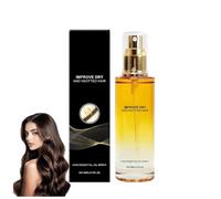 Spray d'huile capillaire, revitalisant fortifiant pour le cuir chevelu, cheveux doux, nourrissants et lisses, shampooing apaisant, convient aux cheveux secs et bouclés, spray parfumé