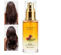 Spray d'Huile de Croissance Batana 80 ml, Élixir pour Cheveux Secs Abîmés, Sérum d'Argan, Sérum à l'Huile pour Cheveux Secs, Fluide aux Boucles Légères, Soin des Pointes Fourchues (1PCS)