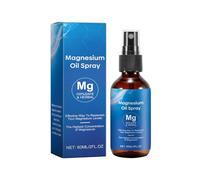 Spray d'huile de magnésium de haute pureté pour soins naturels de la peau - Formule à absorption rapide pour votre bien-être quotidien - Bleu - 12 x 3,4 x 3,4 cm