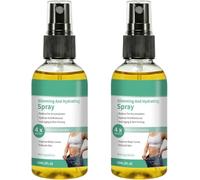 Spray d'huile de massage au gingembre, brume raffermissante intensive pour le ventre, extraits naturels, hydratant et nourrissant, pour une peau affinée, lisse et éclatante.