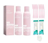 Spray d'identification des cheveux pour le rasage du visage, spray d'identification des cheveux pour le dermaplaning, pour l'identification des cheveux du corps