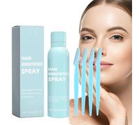 Spray D'identification des Poils du Visage,Sprays D'identification des Cheveux pour le Rasage du Visage,Hair Identifier Spray for Face Shaving,Skin Body Dermaplaning Spray avec 4 Rasoirs (Vert)
