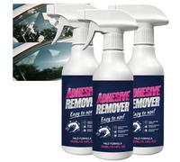 Spray dissolvant adhésif de 300 ml, nettoyant pour résidus d'autocollants, colle multi-surfaces disparue, gomme à décalcomanies Safe Formula, dissolvant de goudron et de sève automobile (3 pièces)