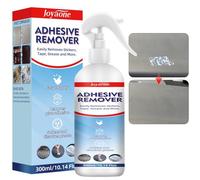 Spray Dissolvant d'Adhésifs, Nettoyant Étiquette, Résidu de Colle, Autocollants et Rubans Avec Grattoir, Sans Odeur Forte - Pour Verre, Plastique, Bois, Métal (300 ml)