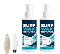 Spray dissolvant de cire pour planche de surf (2 Pcs) | Formule nettoyante à action rapide, détachant en profondeur, gel doux sans danger, application facile