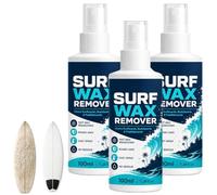 Spray dissolvant de cire pour planche de surf (3 Pcs) | Formule nettoyante à action rapide, détachant en profondeur, gel doux sans danger, application facile