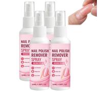Spray dissolvant de vernis à ongles,élimination rapide sans trempag (4pcs) | Spray dissolvant de gel pour les ongles, dissolvant d'ongles acrylique portable, retrait à la maison avec pratique