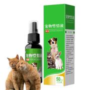 Spray dissuasif animaux - Formule apaisante sécurisée, liquide relaxant | Soin comportemental pour calmer agitation, soutien naturel pour chiots chiens chats, aide détente quotidienne maison parc balc