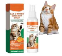 Spray dissuasif pour chat, spray répulsif pour chat, spray naturel pour une utilisation en intérieur et en extérieur, anti-rayures, répulsif pour chat, empêche les chats de gratter les tapis