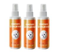Spray dissuasif sur Les Chats, Dissuasion Naturel de Dissuasion intérieure et extérieur, Efficace de Formation de Brassage de Chat Efficace, pour marquer et gratter l'urine, pour Les Meubles (3PC)
