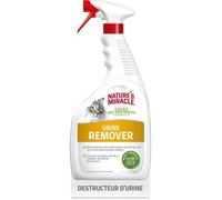 Spray éliminateur d'urine - Natures Miracle - 946 ml - Bio-enzymatique - Multi-surfaces - Odeurs tenaces