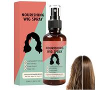 Spray Entretien Perruque Léger Sans Rinçage Nourrissant, Spray Démêlant pour Perruques, Après-Shampoing Hydratant Profond Non Gras, Anti-Frisé Adoucit et Lisse les Fibres de Perruque Abîmées (1 PCS)