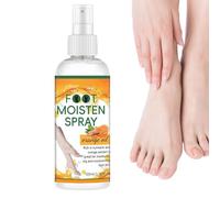 Spray Exfoliant Hydratant pour Pieds | Spray Podologique pour Éliminer la Peau Morte | 100ml Lisse et Hydratant Élimination des Cellules Mortes | Soin Pédicure pour Talons Secs Gercés et Rugueux