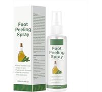 Spray Exfoliant Instantané Pour Pieds 120ML à l'Huile de Théier, Soin Antifongique, Élimine les Peaux Mortes en Secondes, Exfoliant Hydratant Pour Pieds Doux, Compatible avec Râpes à Pieds (1Pièce)