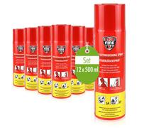 Spray Extincteur 12 x 500g - Höfer Chemie - Éteint Feu de Classe A, B, E, F - Idéal pour Maison et Cuisine