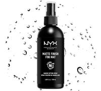 Spray Fixateur Setting Spray Dewy Finish, Spray De Finition, Tenue Longue Durée, Fini Satiné, Formule Vegan, Format Maxi 180ml, Modèle : Matte