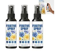 Spray fixatif professionnel au pastel à l'huile, spray fixatif art. (3PCS)