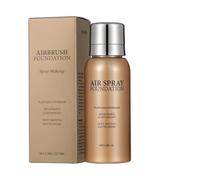 Spray Foundation, 70ml Long-Wear Mist, Buildable Coverage Face Makeup with Matte Finish, Portable Cosmetic with Smooth Application, Beauty Accessory, Grooming Aid for Women Birthday Wedding