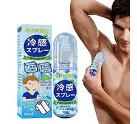 Spray frais pour l'été, brume d'été menthe - Spray rafraîchissant portable longue durée, flacon spray frais pour soulager les bouffées de chaleur, prévention