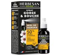 HERBESAN Spray gorge et bouche au Miel de Manuka IAA10+ – 25 ml