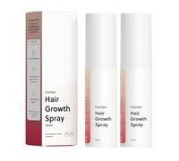 Spray Huile Naturelle pour la Croissance des Cheveux - Renforce & Épaissit les Cheveux, Réduit la Chute, Nourrit le Cuir Chevelu & les Follicules - Cheveux Plus Forts & Plus Denses - 50 ml (2 PCS)