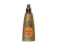 Soleil Noir - Huile Sèche Vitaminée SPF10 Faible Protection - Peaux Mates et Bronzées - Vitamines et Huiles Nobles - Fabrication Française - Flacon Pompe, 150 ml