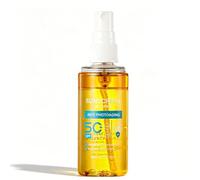 Spray huile solaire SPF 50, Spray solaire résistant à l'eau Pour le Visage et le Corps, Spray solaire Hydratant Format Voyage, Non Gras et à Absorption Rapide, Convient à Tous les Types de Peau (1pc)